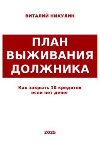 Виталий Никулин. Как закрыть 10 кредитов если нет денег: план выживания должника
