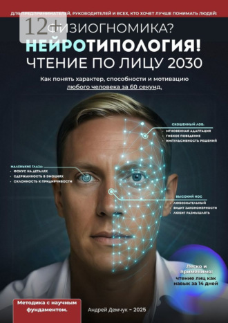 Физиогномика? Нейротипология! Чтение по лицу 2030. Как понять характер, способности и мотивацию любого человека за 60 секунд. Андрей Демчук