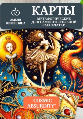 Амели Вершинина. Cosmic absurdity – Карты метафорические для самостоятельной распечатки