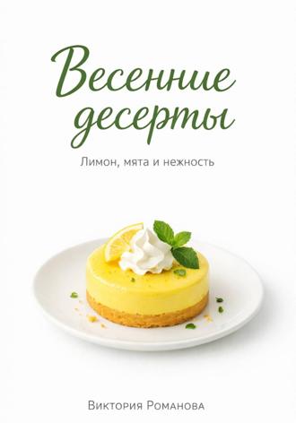 Романова Виктория. Весенние десерты: лимон, мята и нежность