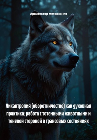 Архитектор метазнания. Ликантропия (оборотничество) как духовная практика: работа с тотемными животными и теневой стороной в трансовых состояниях