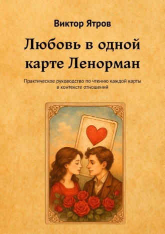 Любовь в одной карте Ленорман. Практическое руководство по чтению каждой карты в контексте отношений. Виктор Ятров