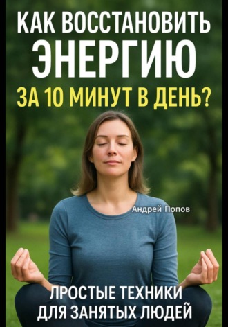 Андрей Попов. Как восстановить энергию за 10 минут в день? Простые техники для занятых людей!