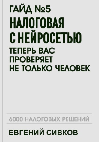 Евгений Владимирович Сивков. Гайд №5: Налоговая с нейросетью: теперь вас проверяет не только человек