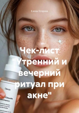 Елена Сергеевна Егорова. Чек-лист «Утренний и вечерний ритуал при акне»