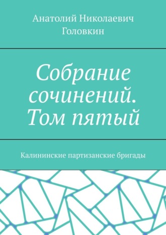 Анатолий Николаевич Головкин. Собрание сочинений. Том пятый. Калининские партизанские бригады