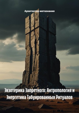Архитектор метазнания. Экзотерика Запретного: Антропология и Энергетика Табуированных Ритуалов