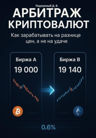 Дмитрий Подлужный. Арбитраж криптовалют. Как зарабатывать на разнице цен, а не на удаче
