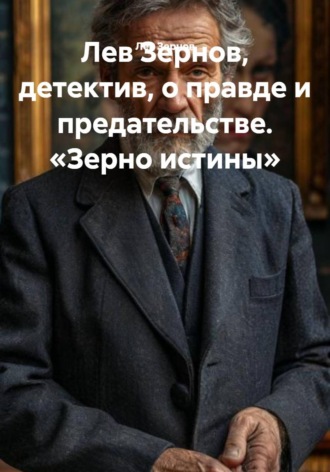 Лев Зернов. Лев Зернов, детектив, о правде и предательстве. «Зерно истины»