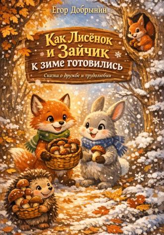 Егор Добрынин. Как Лисёнок и Зайчик к зиме готовились. Сказка о дружбе и трудолюбии