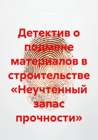 Лев Зернов. Детектив о подмене материалов в строительстве «Неучтенный запас прочности»