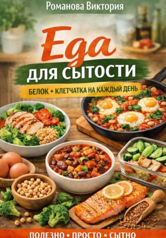 Еда для сытости: белок + клетчатка на каждый день. Романова Виктория