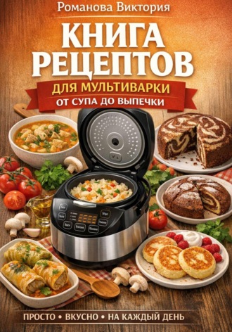 Романова Виктория. Книга рецептов для мультиварки: от супа до выпечки