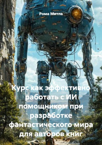 Рома Митла. Курс как эффективно работать с ИИ помощником при разработке фантастического мира для авторов книг