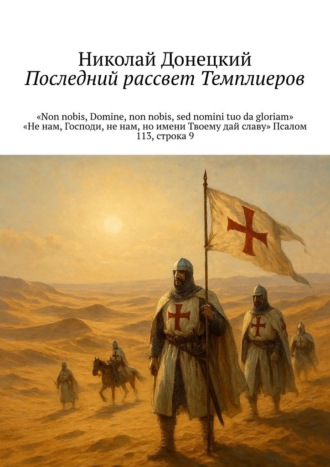 Николай Сергеевич Донецкий. Последний рассвет тамплиеров. «Non nobis, Domine, non nobis, sed nomini tuo da gloriam» «Не нам, Господи, не нам, но имени Твоему дай славу» Псалом 113, строка 9