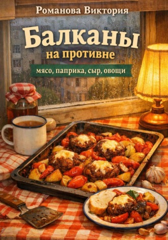 Балканы на противне: мясо, паприка, сыр, овощи. Романова Виктория