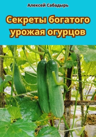 Алексей Сабадырь. Секреты богатого урожая огурцов