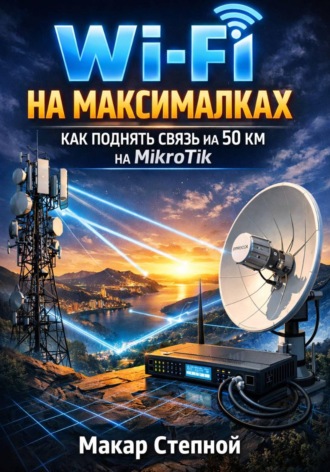 Макар Степной. wi-fi на максималках как поднять связь на 50 км. На микротик