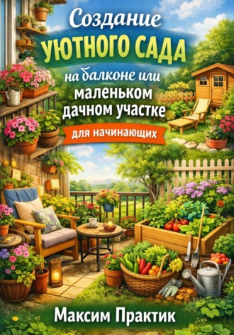 Максим Практик. Создание уютного сада на балконе или маленьком дачном участке для начинающих
