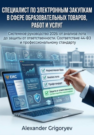 Alexander Grigoryev. Специалист по электронным закупкам в сфере образовательных товаров, работ и услуг