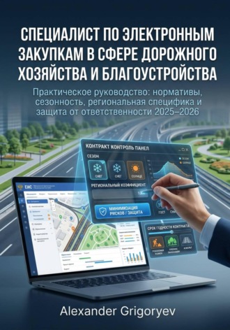Специалист по электронным закупкам в сфере дорожного хозяйства и благоустройства. 