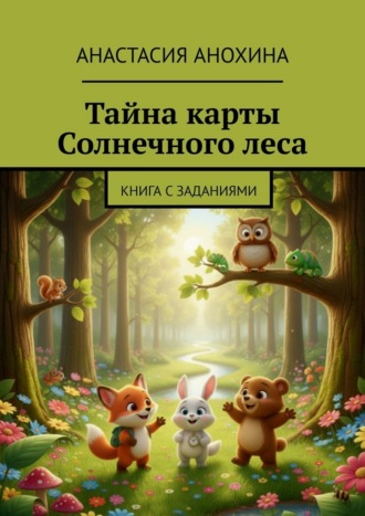 Анастасия Анохина. Тайна карты Солнечного леса. Книга с заданиями