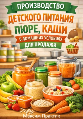 Максим Практик. Производство детского питания пюре, каши в домашних условиях для продажи