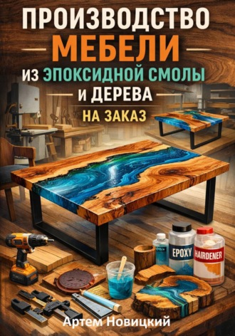 Производство мебели из эпоксидной смолы и дерева на заказ. 