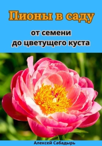 Алексей Сабадырь. Пионы в саду от семени до цветущего куста