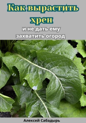 Как вырастить хрен и не дать ему захватить огород. Алексей Сабадырь