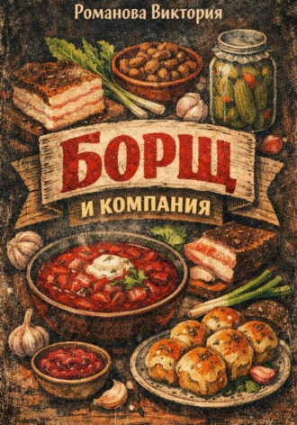 Борщ и компания: пампушки, смалец, сало, намазки, салаты и закуски. Романова Виктория