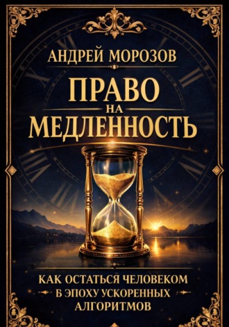 Право на медленность: как остаться человеком в эпоху ускоренных алгоритмов. 