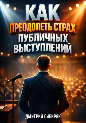 Дмитрий Сибиряк. Как Преодолеть Страх Публичных Выступлений