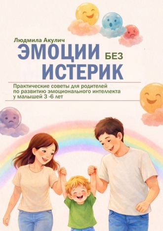 Людмила Акулич. Эмоции без истерик. Практические советы для родителей по развитию эмоционального интеллекта у малышей 3 – 6 лет
