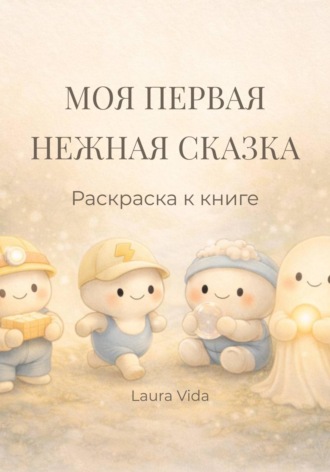 Лаура Вида. Моя первая нежная сказка (Раскраска к книге)