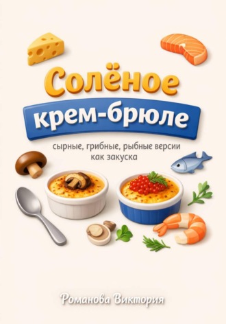 Солёное крем-брюле: сырные, грибные, рыбные версии как закуска. Романова Виктория