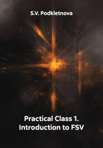 S.V. Podkletnova. Practical Class 1. Introduction to FSV