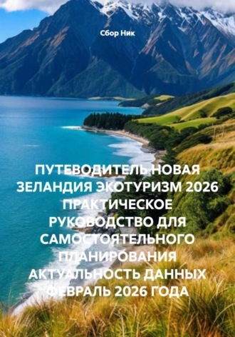 Сбор Ник. ПУТЕВОДИТЕЛЬ НОВАЯ ЗЕЛАНДИЯ ЭКОТУРИЗМ 2026 ПРАКТИЧЕСКОЕ РУКОВОДСТВО ДЛЯ САМОСТОЯТЕЛЬНОГО ПЛАНИРОВАНИЯ АКТУАЛЬНОСТЬ ДАННЫХ ФЕВРАЛЬ 2026 ГОДА