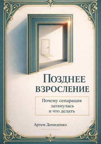 Артем Демиденко. Позднее взросление: Почему сепарация затянулась и что делать