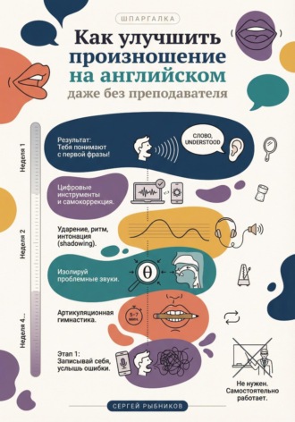 Сергей Рыбников. Как улучшить произношение на английском даже без преподавателя. Шпаргалка