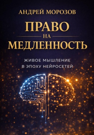 Право на медленность: живое мышление в эпоху нейросетей. 