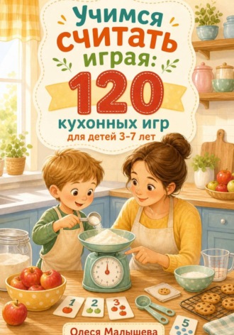 Олеся Александровна Малышева. Учимся считать играя. 120 кухонных игр на развитие счета, пространственного и логического мышления.