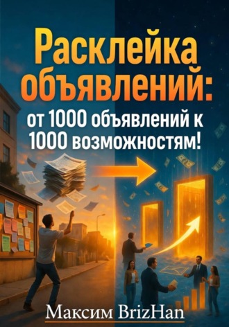 Максим Brizhan. Расклейка объявлений: от 1000 объявлений  к 1000 возможностям!