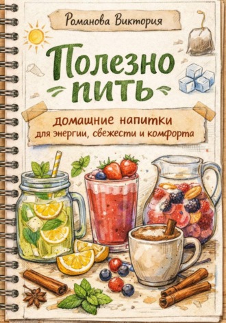 Романова Виктория. Полезно пить: домашние напитки для энергии, свежести и комфорта