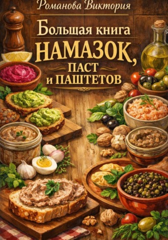 Большая книга намазок, паст и паштетов. Романова Виктория