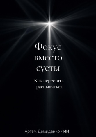 Артем Демиденко. Фокус вместо суеты: Как перестать распыляться