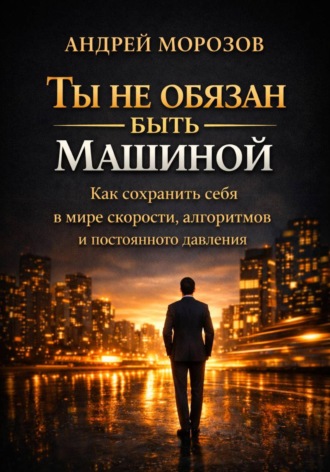 Андрей Морозов. Ты не обязан быть машиной: Как сохранить себя в мире скорости, алгоритмов и постоянного давления