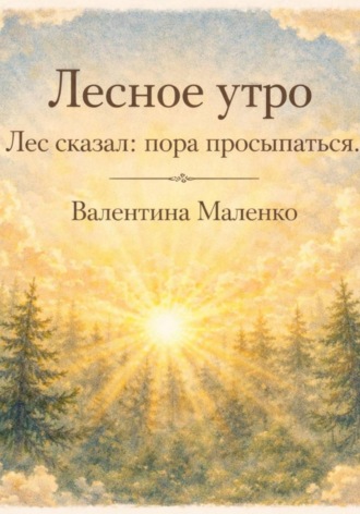 Валентина Маленко. Лесное утро. Лес сказал: пора просыпаться