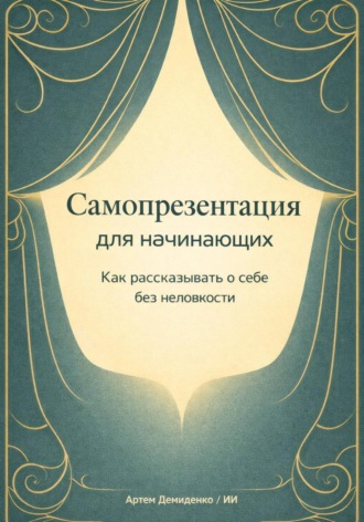 Артем Демиденко. Самопрезентация для начинающих: Как рассказывать о себе без неловкости