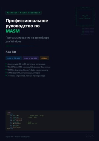 Aka Tor. Профессиональное руководство по MASM